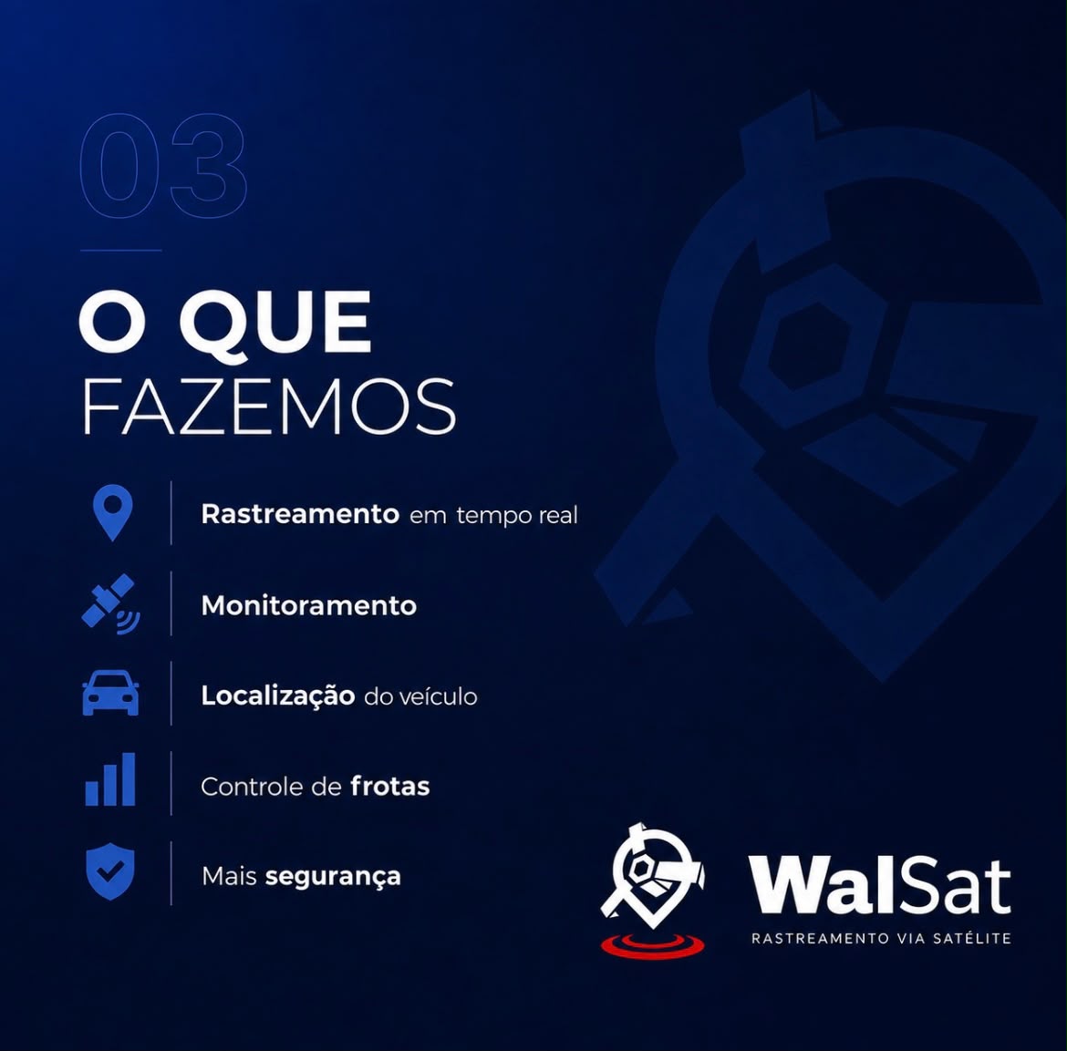 Controle de frotas com a Walsat